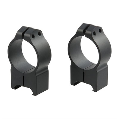 Warne Mfg Company Maxima Fixed Rings 30mm High Fixed Rings Matte Black