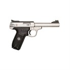 Smith & Wesson Sw22 Victory 5.5in 22 Lr Satin Stainless Polymer Adj Fo 10+1rd image