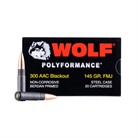 Wolf Wpa Polyformance 300 Aac Blackout Ammo