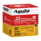 Aguila Super Extra Hv 22 Long Rifle Copper Plated Round Nose Ammo