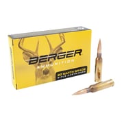 BERGER BULLETS - MATCH GRADE HUNTING 6.5MM CREEDMOOR RIFLE AMMO