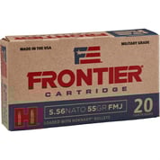HORNADY - FRONTIER AMMO 5.56MM NATO 62GR FULL METAL JACKET HORNADY - FRONTIER AMMO 5.56MM NATO 62GR FULL METAL JACKET
