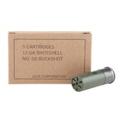 WINCHESTER - MILITARY GRADE 12 GAUGE 2-3/4" #00 BUCKSHOT SHOTGUN AMMO WINCHESTER - MILITARY GRADE 12 GAUGE 2-3/4" #00 BUCKSHOT SHOTGUN AMMO