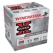 WINCHESTER - SUPER-X 28 GAUGE2-3/4" #7.5 SHOT SHOTGUN AMMO WINCHESTER - SUPER-X 28 GAUGE2-3/4" #7.5 SHOT SHOTGUN AMMO