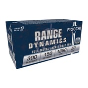FIOCCHI AMMUNITION - RANGE DYNAMICS 300 AAC BLACKOUT FULL METAL JACKET BT RIFLE AMMO FIOCCHI AMMUNITION - RANGE DYNAMICS 300 AAC BLACKOUT FULL METAL JACKET BT RIFLE AMMO