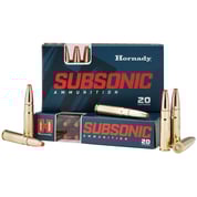 HORNADY - SUBSONIC AMMO 300 AAC BLACKOUT 190GR FTE HORNADY - SUBSONIC AMMO 300 AAC BLACKOUT 190GR FTE