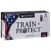 FEDERAL - TRAIN + PROTECT 45 ACP HANDGUN AMMO FEDERAL - TRAIN + PROTECT 45 ACP HANDGUN AMMO