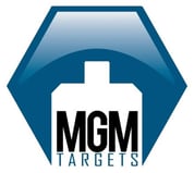 MGM TARGETS - SLIDER TRIPLE DROPPER, COMPLETE w/POST & BASE