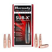 HORNADY - SUB-X® 30 CALIBER (0.308") RIFLE BULLETS HORNADY - SUB-X® 30 CALIBER (0.308") RIFLE BULLETS