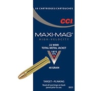 CCI - MAXI-MAG TOTAL METAL JACKET 22 WMR AMMO