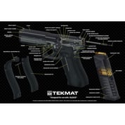 TEK MAT - TEKMAT GLOCK 3D CUTAWAY MAT TEK MAT - TEKMAT GLOCK 3D CUTAWAY MAT