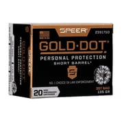 SPEER - GOLD DOT PERSONAL PROTECTION 38 SPECIAL +P AMMO SPEER - GOLD DOT PERSONAL PROTECTION 38 SPECIAL +P AMMO