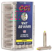 CCI - CCI / SPEER 22WMR 30 GRAIN POLYMER TIP CCI - CCI / SPEER 22WMR 30 GRAIN POLYMER TIP