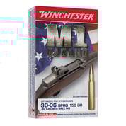WINCHESTER - M1 GARAND 30-06 SPRINGFIELD RIFLE AMMO WINCHESTER - M1 GARAND 30-06 SPRINGFIELD RIFLE AMMO
