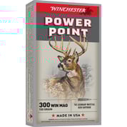 WINCHESTER - POWER POINT 300 WINCHESTER MAGNUM RIFLE AMMO WINCHESTER - POWER POINT 300 WINCHESTER MAGNUM RIFLE AMMO