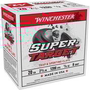 WINCHESTER - SUPER TARGET 20 GAUGE 2-3/4" #8 SHOTGUN AMMO