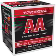 WINCHESTER - AA SPORTING CLAYS 28 GAUGE 2-3/4 #7.5 SHOT SHOTGUN AMMO