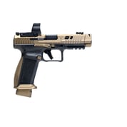 CANIK - TTI COMBAT 9MM LUGER SEMI-AUTO HANDGUN WITH MECANIK MO3 CANIK - TTI COMBAT 9MM LUGER SEMI-AUTO HANDGUN WITH MECANIK MO3