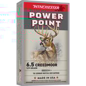 WINCHESTER - POWER POINT 6.5 CREEDMOOR RIFLE AMMO WINCHESTER - POWER POINT 6.5 CREEDMOOR RIFLE AMMO
