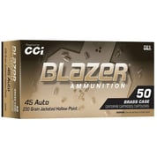 CCI - BLAZER BRASS HP 45 ACP HANDGUN AMMO CCI - BLAZER BRASS HP 45 ACP HANDGUN AMMO