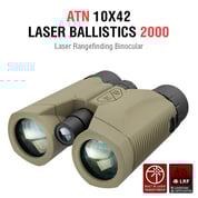 ATN - LRF 10X42MM LASER BALLISTIC RANGEFINDING BINOCULAR ATN - LRF 10X42MM LASER BALLISTIC RANGEFINDING BINOCULAR