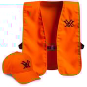 VORTEX OPTICS - BLAZE ORANGE VEST AND CAP COMBO VORTEX OPTICS - BLAZE ORANGE VEST AND CAP COMBO