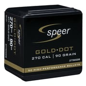 SPEER - GOLD DOT 270 CALIBER (0.270") RIFLE BULLETS SPEER - GOLD DOT 270 CALIBER (0.270") RIFLE BULLETS