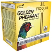 FIOCCHI AMMUNITION - GOLDEN PHEASANT 28 GAUGE 2-3/4” #7.5 SHOT SHOTGUN AMMO FIOCCHI AMMUNITION - GOLDEN PHEASANT 28 GAUGE 2-3/4” #7.5 SHOT SHOTGUN AMMO