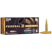 FEDERAL - GOLD MEDAL MATCH AMMO 223 REMINGTON 77GR BTHP FEDERAL - GOLD MEDAL MATCH AMMO 223 REMINGTON 77GR BTHP