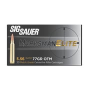 SIG SAUER, INC. - MARKSMAN ELITE 5.56X45 NATO MATCH OPEN-TIP MATCH RIFLE AMMO SIG SAUER, INC. - MARKSMAN ELITE 5.56X45 NATO MATCH OPEN-TIP MATCH RIFLE AMMO