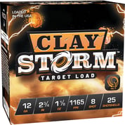 FIOCCHI AMMUNITION - CLAY STORM 12 GAUGE #7.5 SHOT SHOTGUN AMMO FIOCCHI AMMUNITION - CLAY STORM 12 GAUGE #7.5 SHOT SHOTGUN AMMO