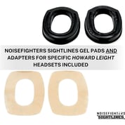 NOISEFIGHTERS - SIGHTLINES GEL EAR PAD ADAPTER PLATES NOISEFIGHTERS - SIGHTLINES GEL EAR PAD ADAPTER PLATES