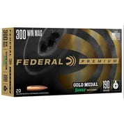 FEDERAL - GOLD MEDAL MATCH AMMO 300 WIN MAG 190GR HPBT FEDERAL - GOLD MEDAL MATCH AMMO 300 WIN MAG 190GR HPBT