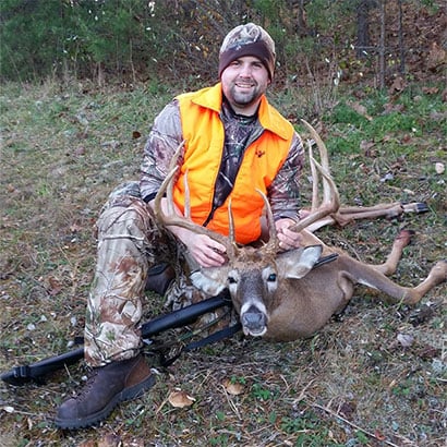 Joe and his prize.
