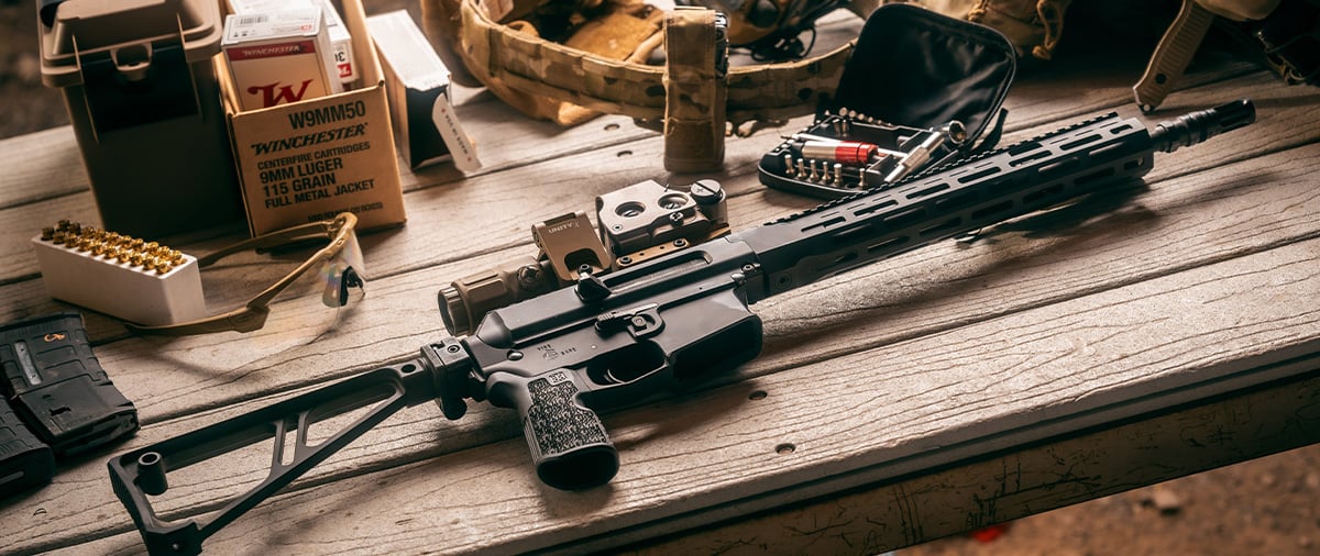 BRN-180 16" Upper Reciever Assemby Right Side