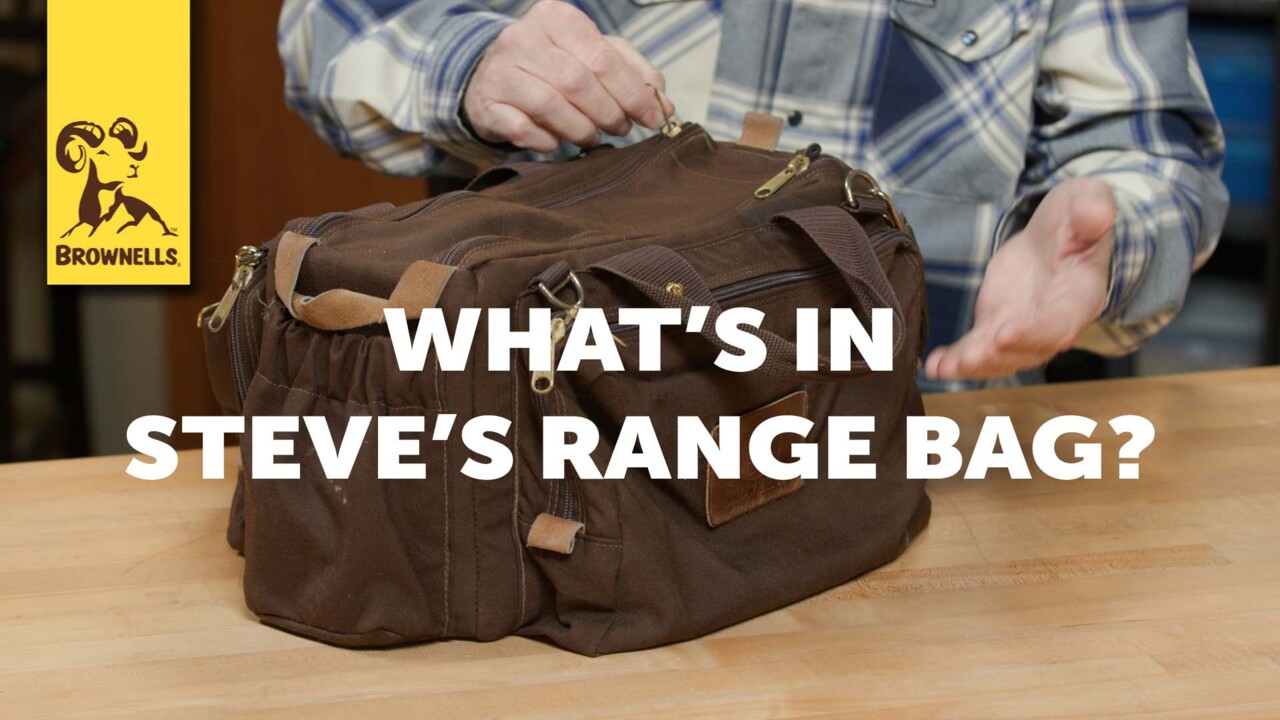 Quick Tip: What&#39;s In Steve&#39;s Range Bag?